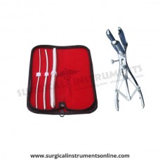 Hegar uterine dilator 3 pieces set,3-4, 5-6, 13-14, mathieu speculum